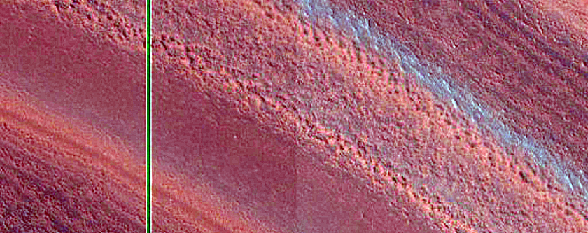 Exposure of North Polar Layered Deposits