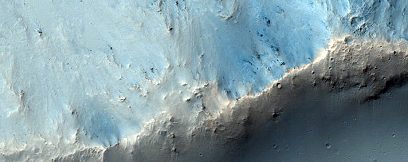 Northern Rim of Huygens Crater