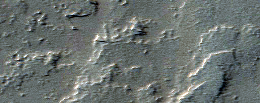 Sinuous Channel near Pavonis Mons
