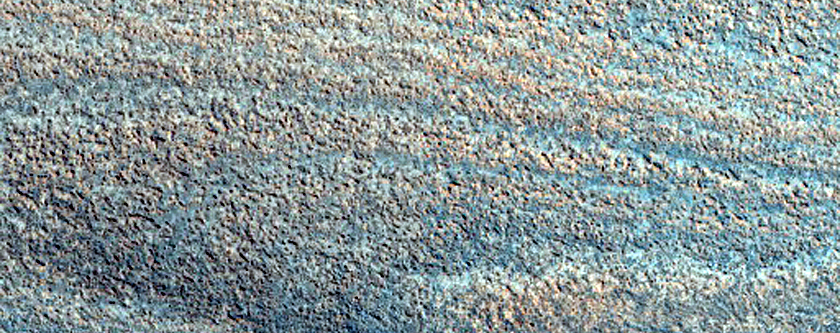 Exposure of North Polar Layered Deposits