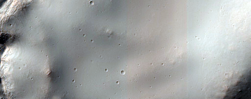 Crater in Terra Sabaea