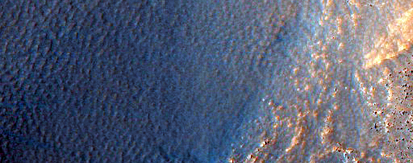 Impact Monitoring Site Among Polygons Northeast of Lyot Crater