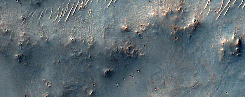 Tisia Valles Slope