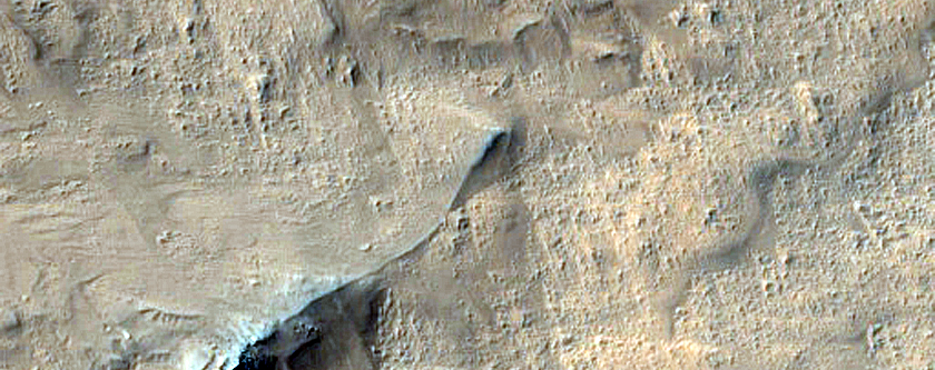 Terrain North of Gordii Dorsum
