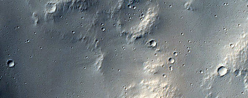 Terrain South of Cerberus Tholi