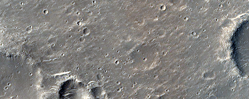 Hyblaeus Dorsa and Terrain to South