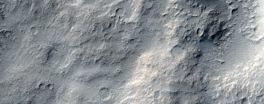 Terrain Southwest of Nicholson Crater