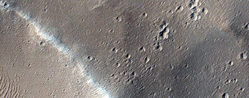 Terrain Northwest of Eddie Crater