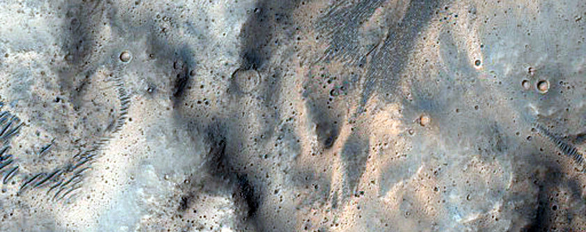 4-Kilometer Diameter Rayed Crater