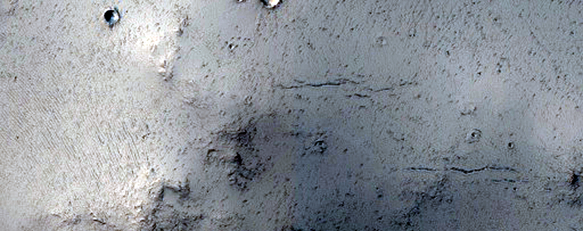 Terrain East of Schiaparelli Crater
