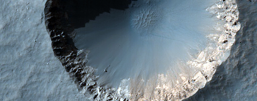 Crater near Opportunity Landing Site