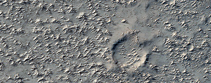 Terrain Northwest of Reuyl Crater