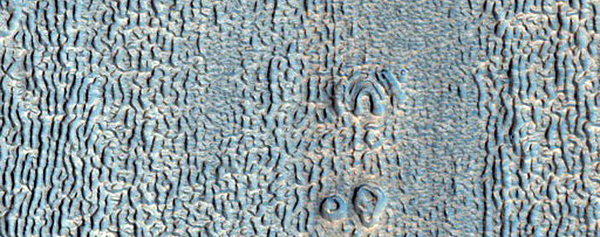 Mass Wasting on Various Slopes in Deuteronilus Mensae