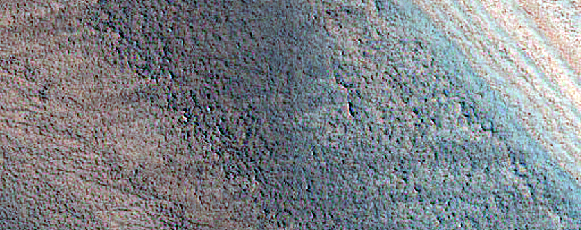 Exposure of North Polar Layered Deposits