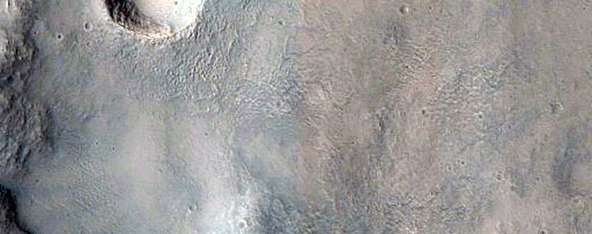 Possible Gullies on Crater Wall West of Idaeus Fossae