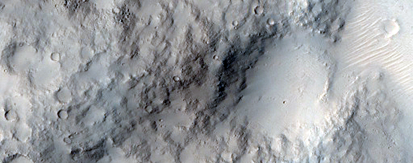 Crater in Isidis Planitia