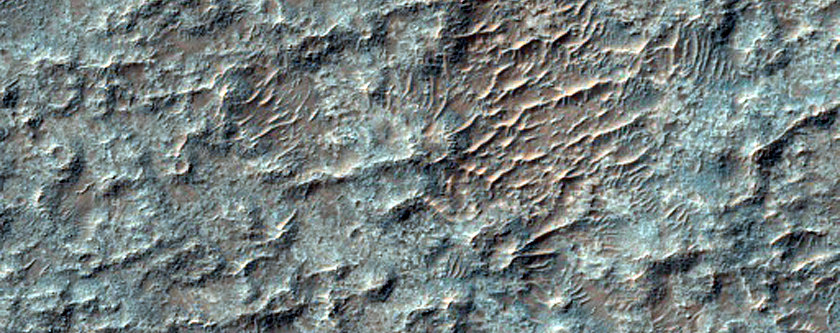 Terrain East of Huygens Crater