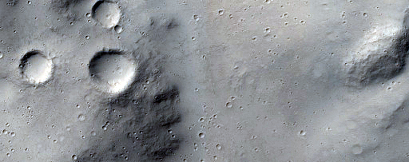 Frost Survey in Steep and Fresh-Looking Crater