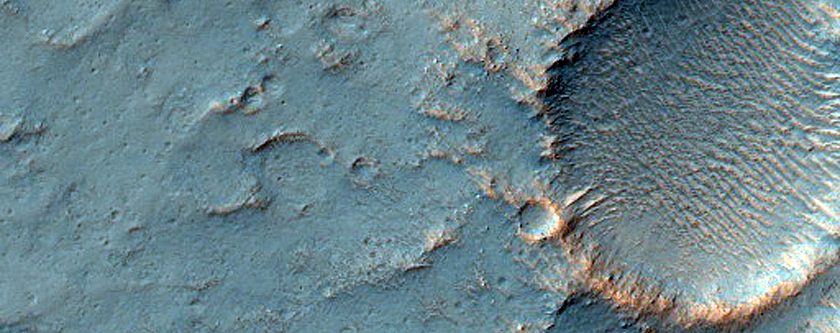 Terrain Northwest of Lopez Crater