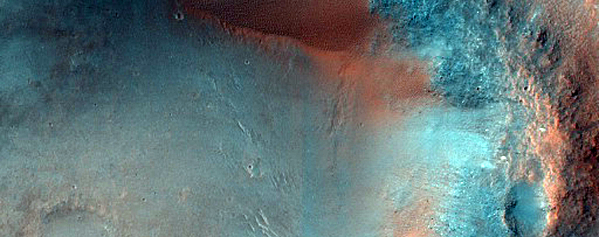 Dark Vent and Sand Source near Meroe Patera