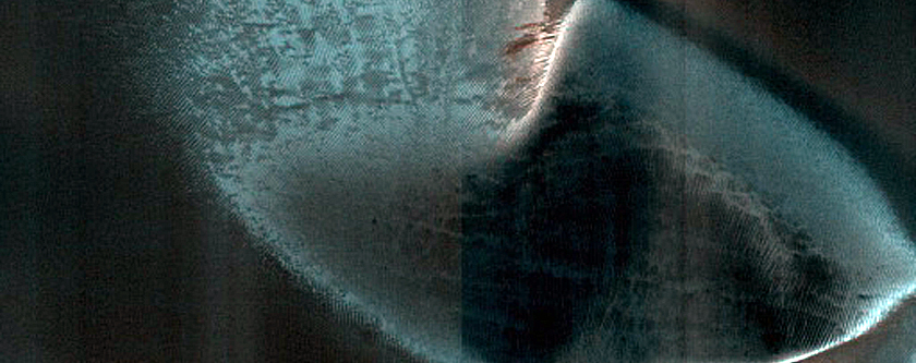 Defrosting of Dune in Thaumasia Region