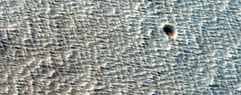 Possible Skylight North of Arsia Mons