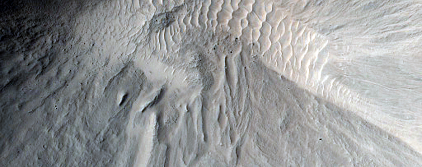 Crater with Steep Slopes