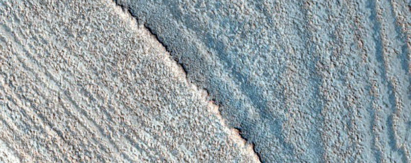 North Polar Layered Deposits Structural Geology in Icy Layers