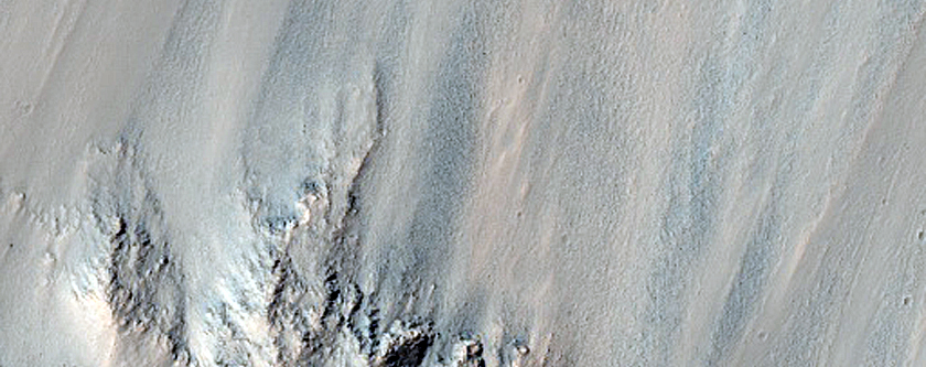 Crater near Huygens Crater