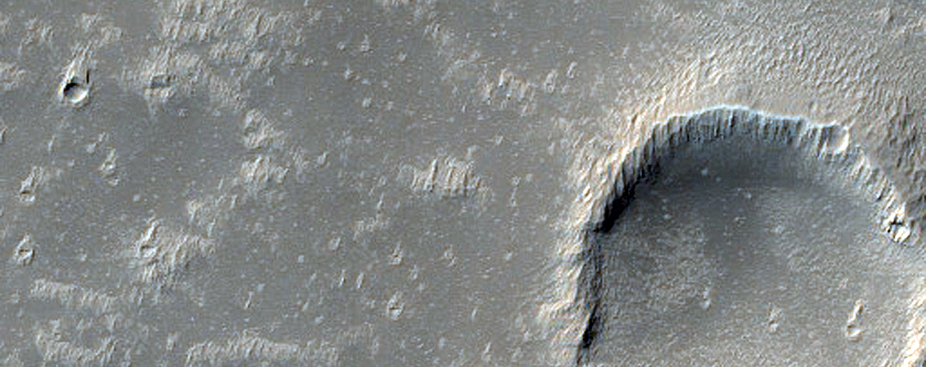 Terrain North of Tithoniae Fossae