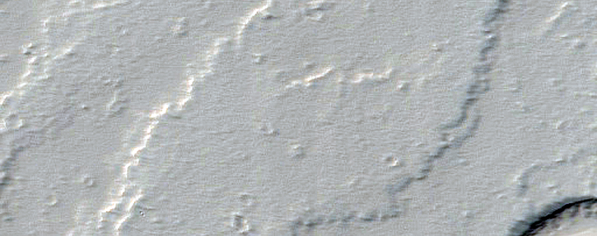 Sinuous Channel near Pavonis Mons