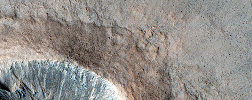 Monitoring Frost in Well-Preserved 900-Meter Northern Plains Crater