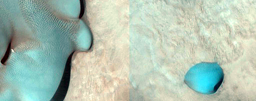 Dune Monitoring in North Mid-Latitude Davies Crater