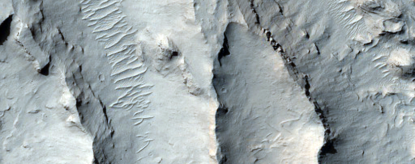 Aeolis Dorsa Inverted Deposits