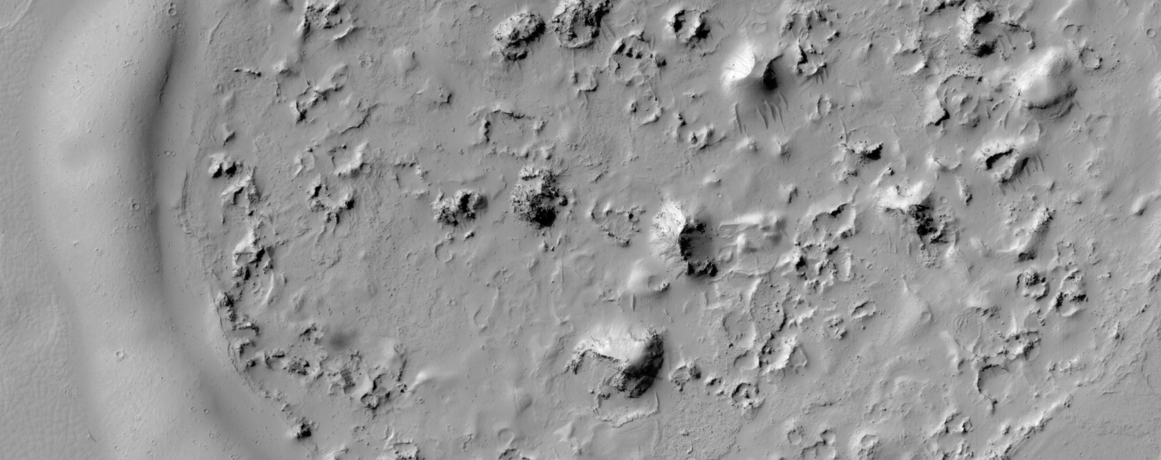 About a Lava-Filled Crater