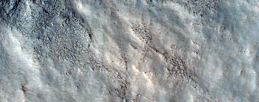 Monitoring Gullied Crater