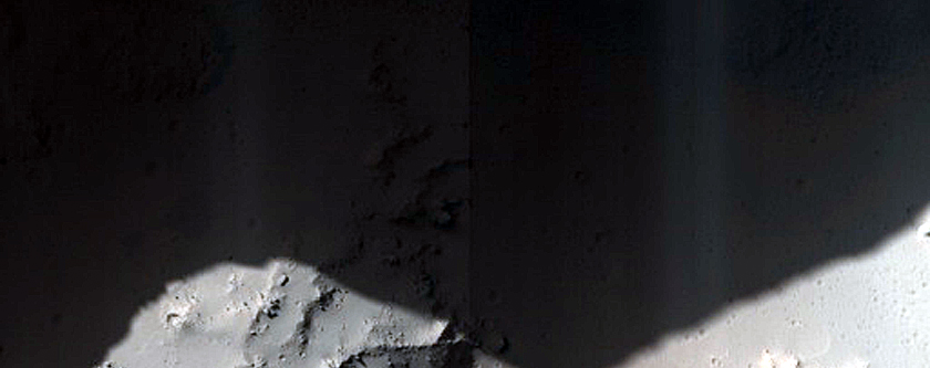 Looking for Seasonal Frost on Crater Wall