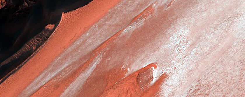 Seasonal Changes of Chasma Boreale Megadunes
