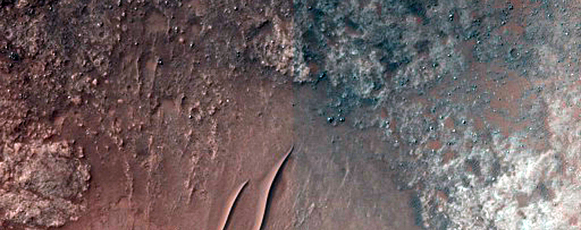 Crater with Steep Slopes