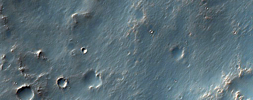 Possible Fans on Floor of Schaeberle Crater