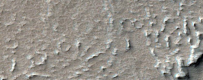 Fossae near Arsia Mons