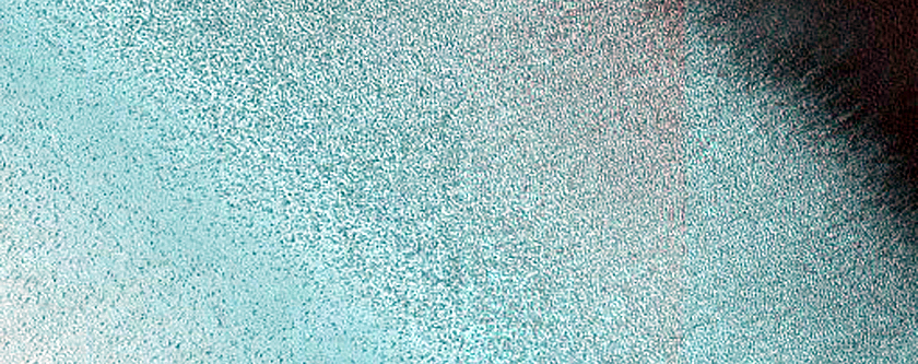 Exposure of North Polar Layered Deposits