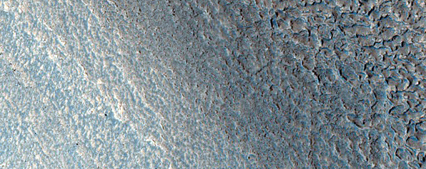 Scarp in Deuteronilus Mensae