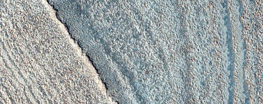 North Polar Layered Deposits Structural Geology in Icy Layers