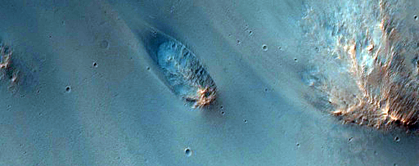 Possible Hydrated Minerals near Verlaine Crater