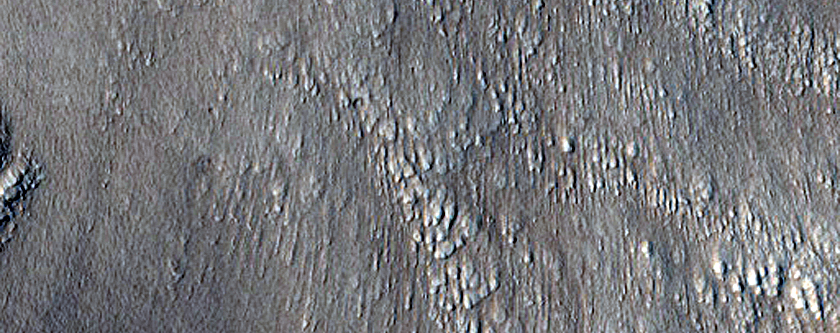 Flow Entering Fretted Terrain Valley