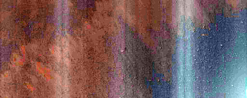 Frost Survey in Fresh Crater with Steep Slopes