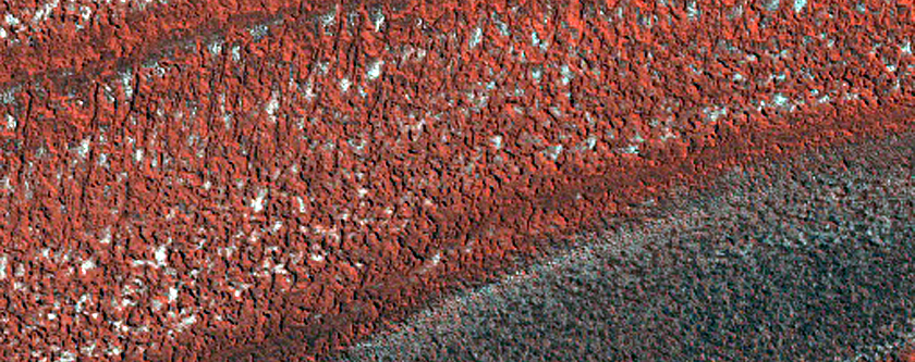 Exposure of North Polar Layered Deposits