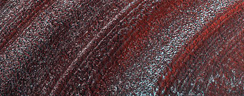 Exposure of North Polar Layered Deposits