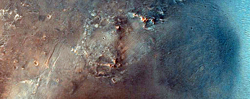 Crater with Steep Slopes